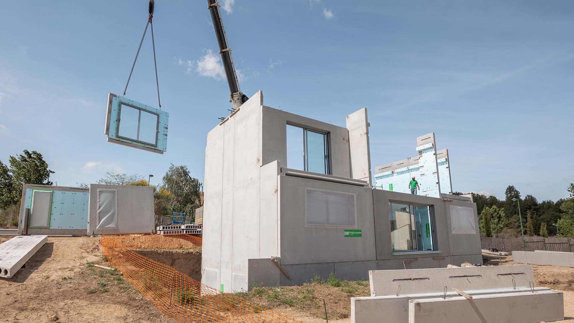 Construcción de casas prefabricadas de hormigón y de diseño - PMP